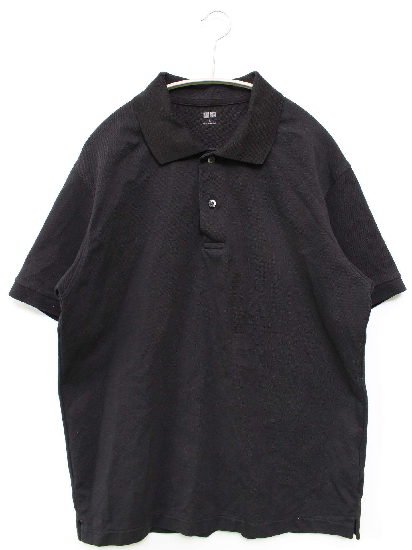 UNIQLO/ポロシャツ/トップス/ブラック/L