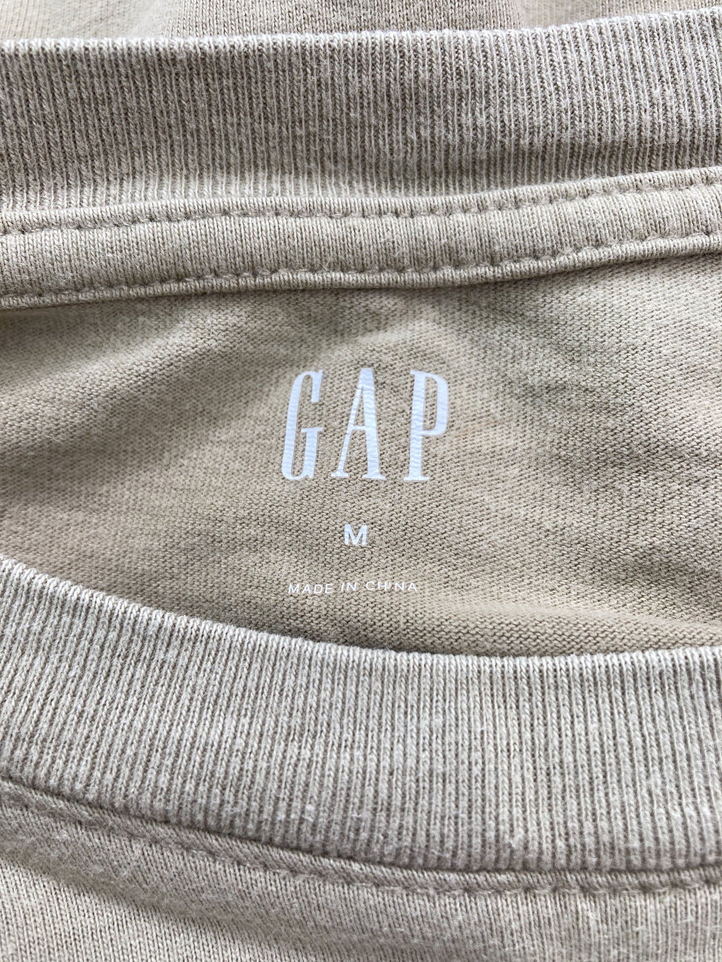 GAP/ギャップ/Tシャツ/カットソー/トップス/ベージュ/M