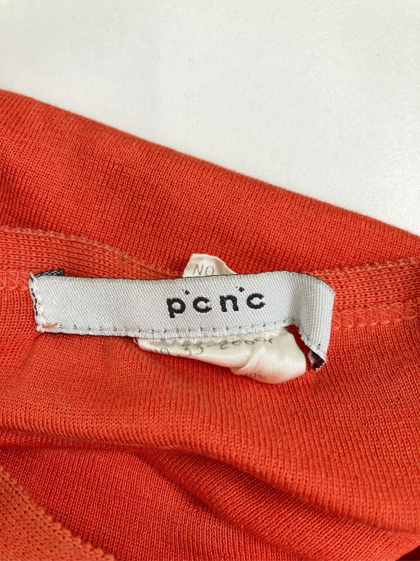 pcnc/タンクトップ/トップス/オレンジ