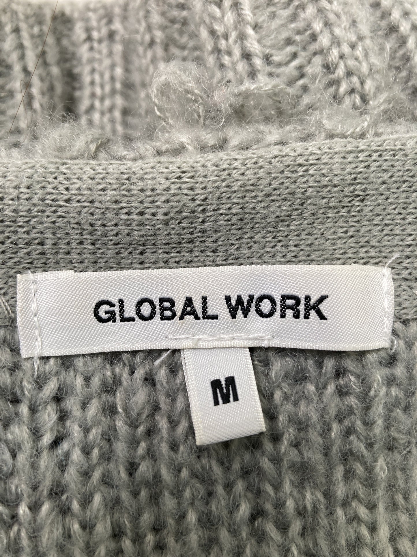 GLOBAL WORK/グローバルワーク/カーディガン/ボレロ/トップス/グレー/M