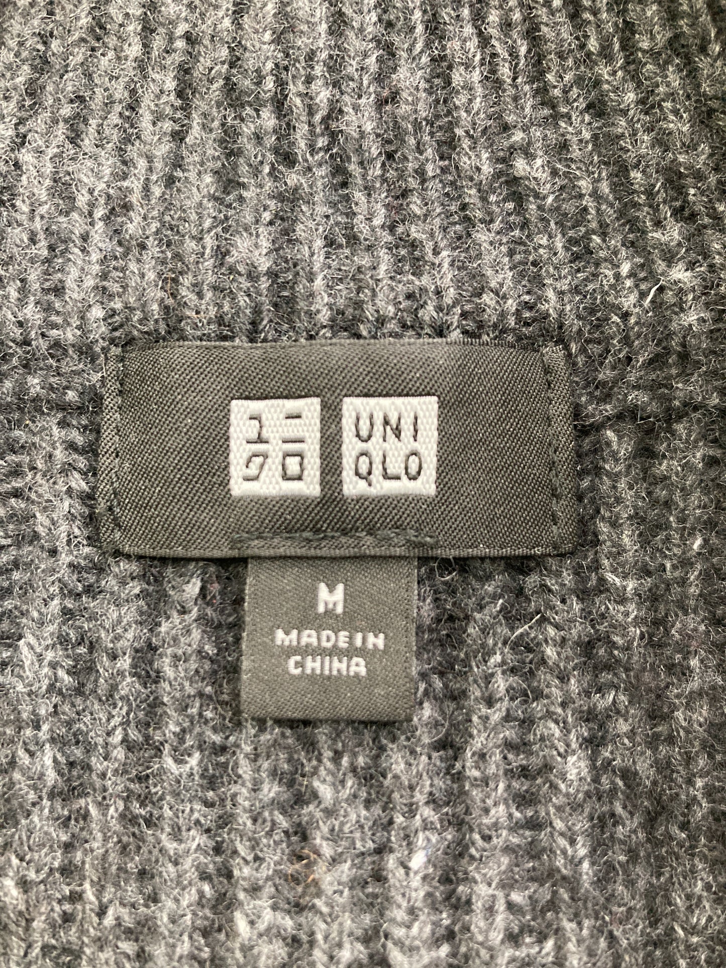 UNIQLO/ユニクロ/ニット/セーター/トップス/グレー/M