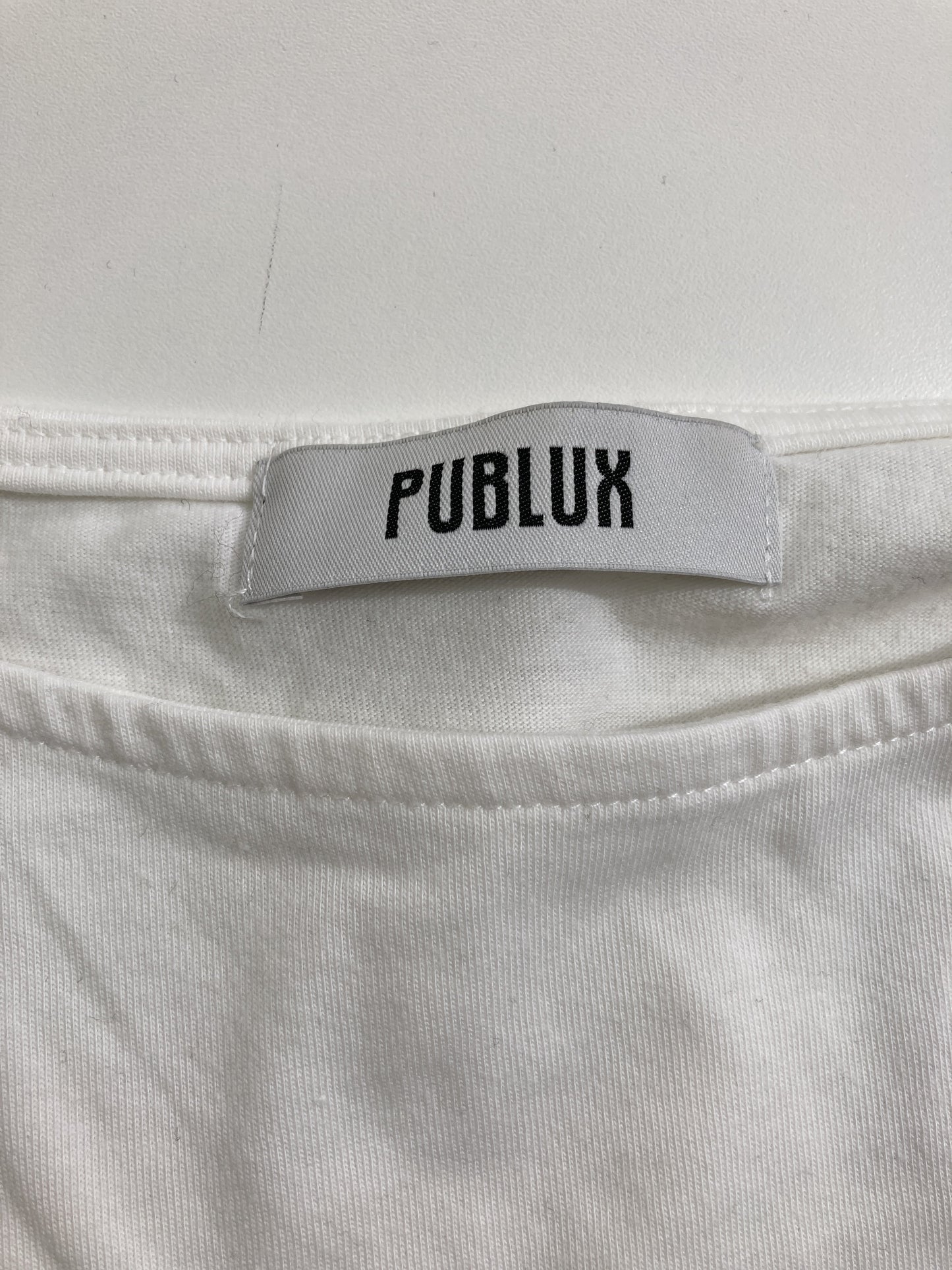 PUBLUX/パブリュクス/Tシャツ/カットソー/トップス/ホワイト/F
