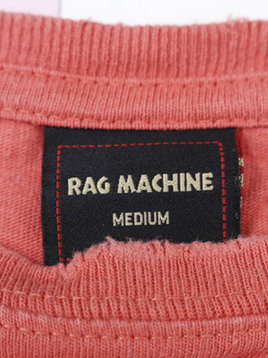 RAG MACHINE/ラグマシーン/Tシャツ/カットソー/トップス/レッド/MEDIUM