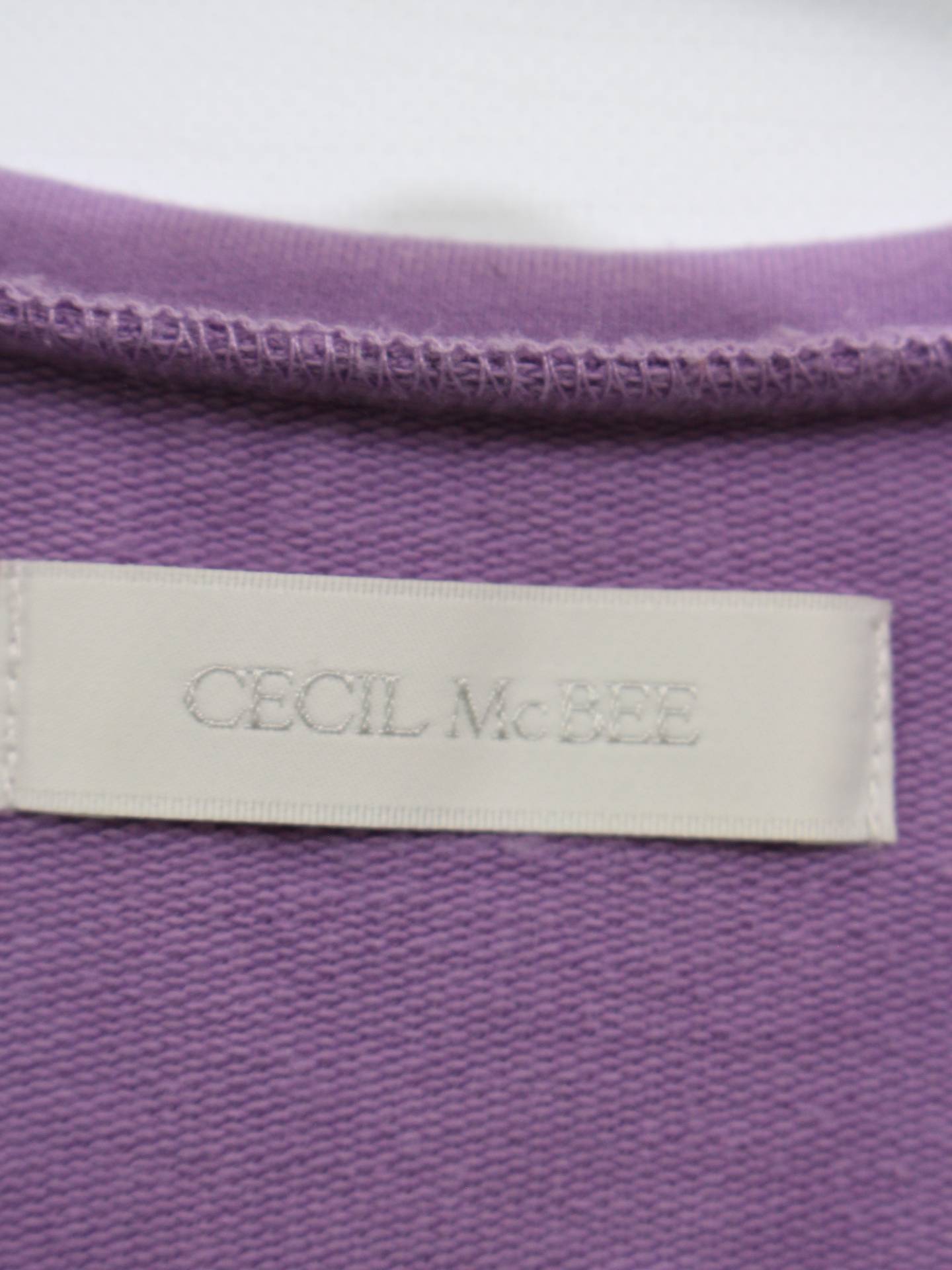 CECIL McBEE/Tシャツ/カットソー/トップス/パープル/M