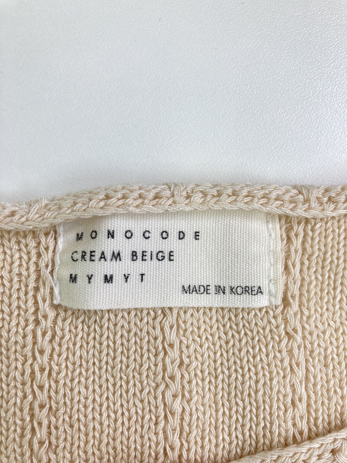 MONOCODE/ニット/セーター/トップス/ベージュ