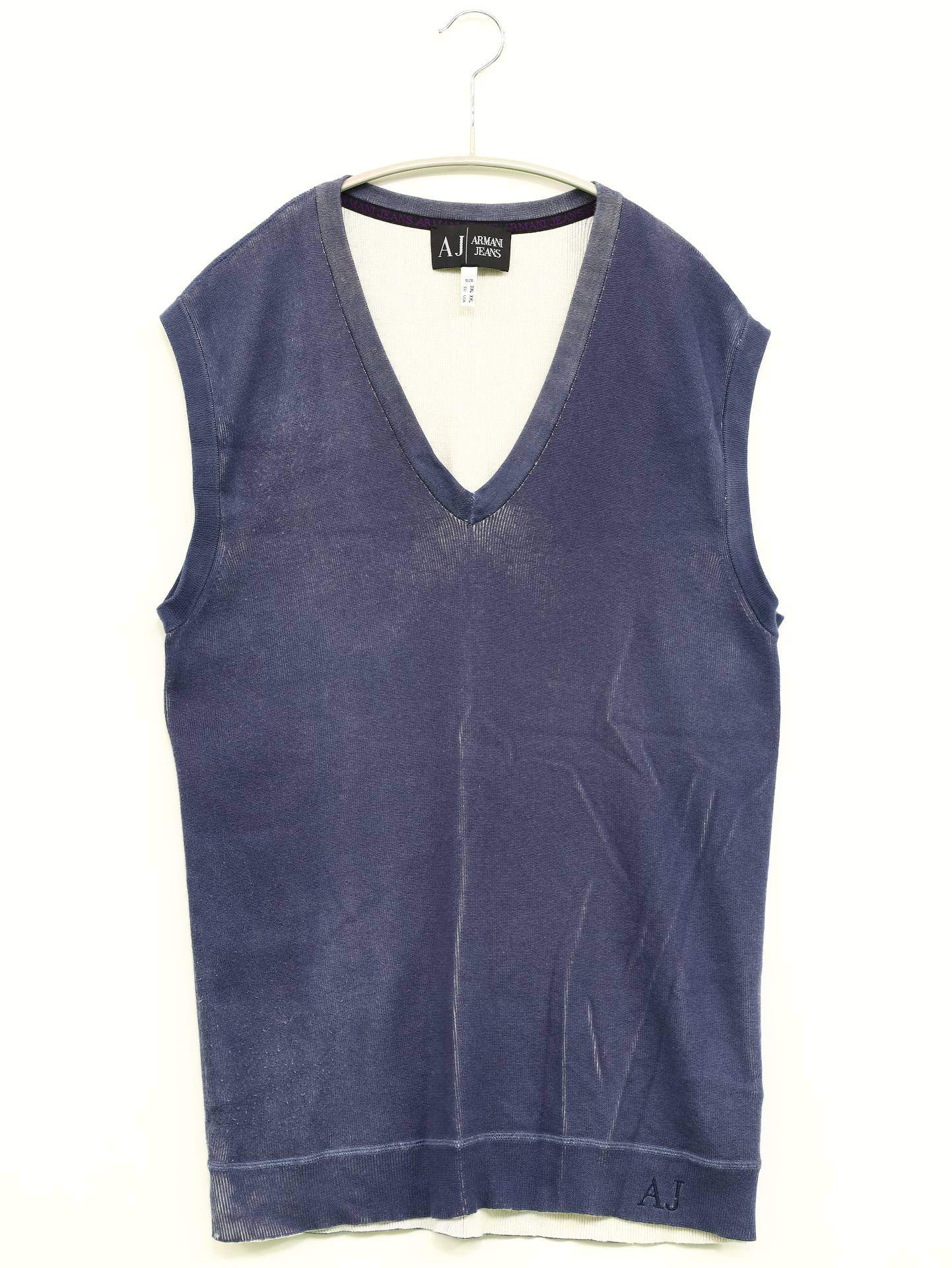 ARMANI JEANS/ベスト/トップス/ネイビー/3XL