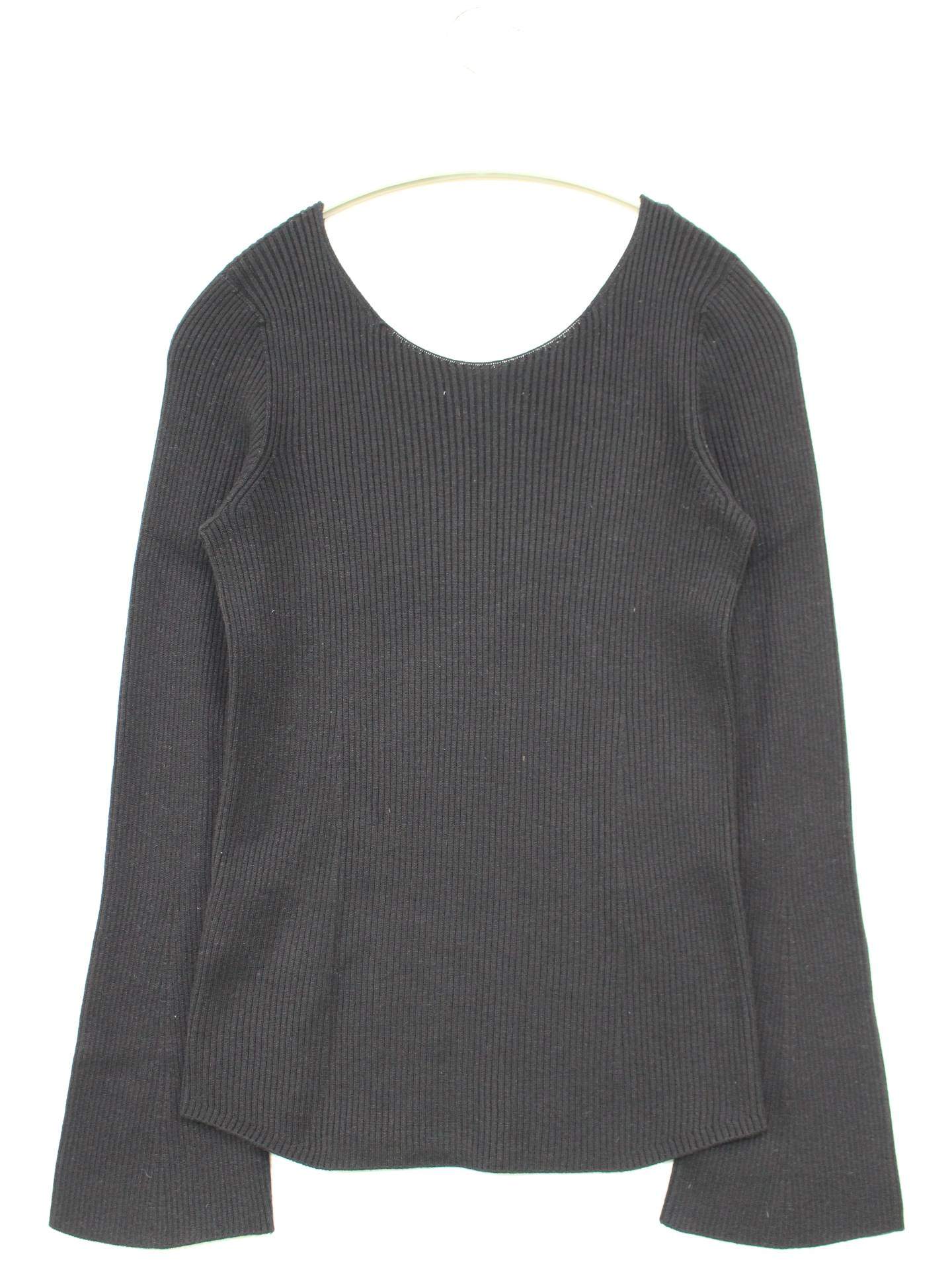 UNIQLO/ユニクロ/ニット/セーター/トップス/ブラック/M