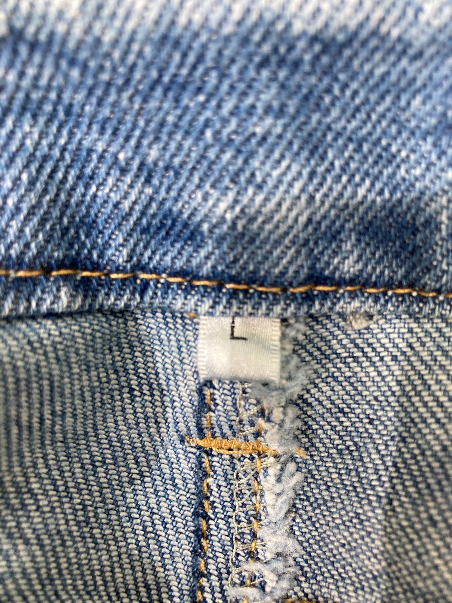 デニムパンツ/パンツ/ブルー/L