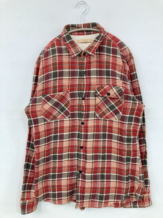 GLOBAL WORK/グローバルワーク/シャツ/ブラウス/トップス/レッド/XL