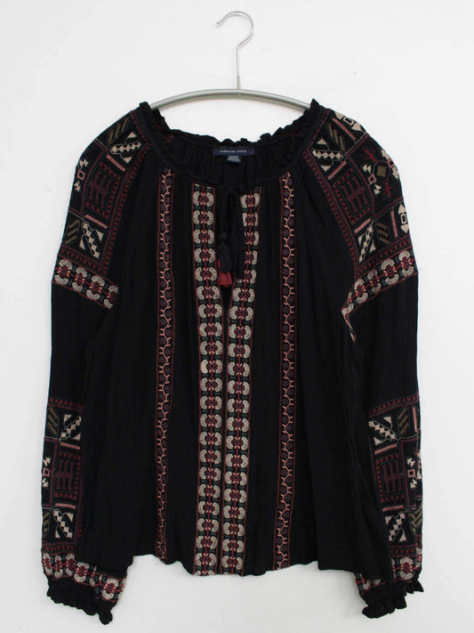 AMERICAN EAGLE/シャツ/ブラウス/トップス/ブラック/M