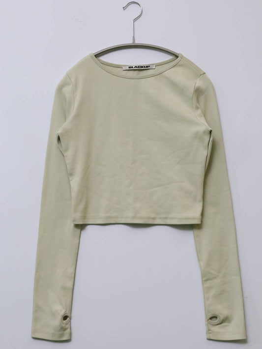 BLACKUP/Tシャツ/カットソー/トップス/ホワイト