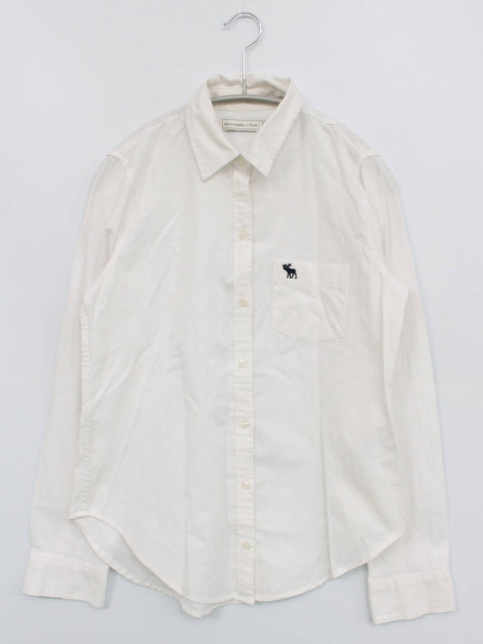 Abercrombie & Fitch/アバクロンビーアンドフィッチ/シャツ/ブラウス/トップス/ホワイト/XS