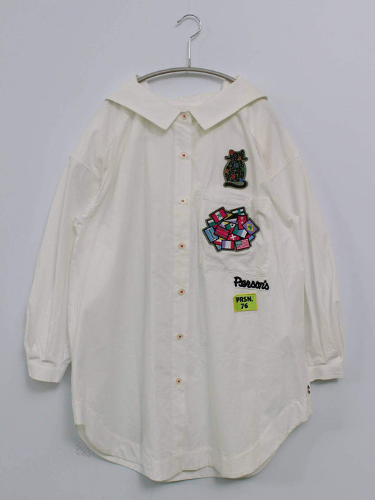 PERSON'S/シャツ/ブラウス/トップス/ホワイト/S
