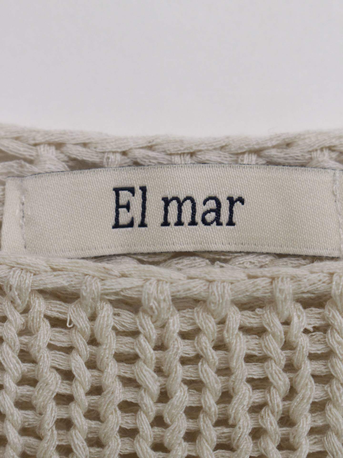 el mar/ニット/セーター/トップス/アイボリー/ONE