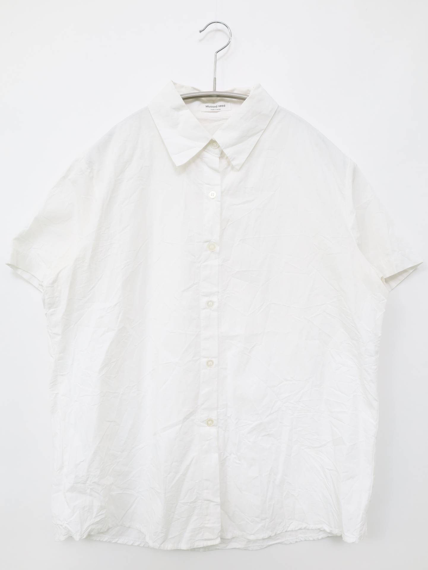 Mustard seed/シャツ/ブラウス/トップス/ホワイト