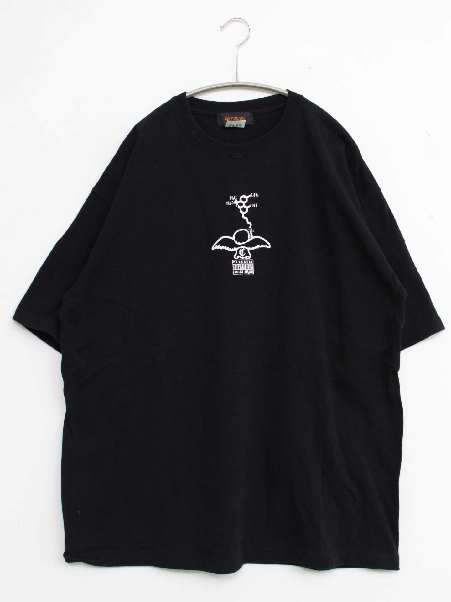 CONPOTAJU/Tシャツ/カットソー/トップス/ブラック/L