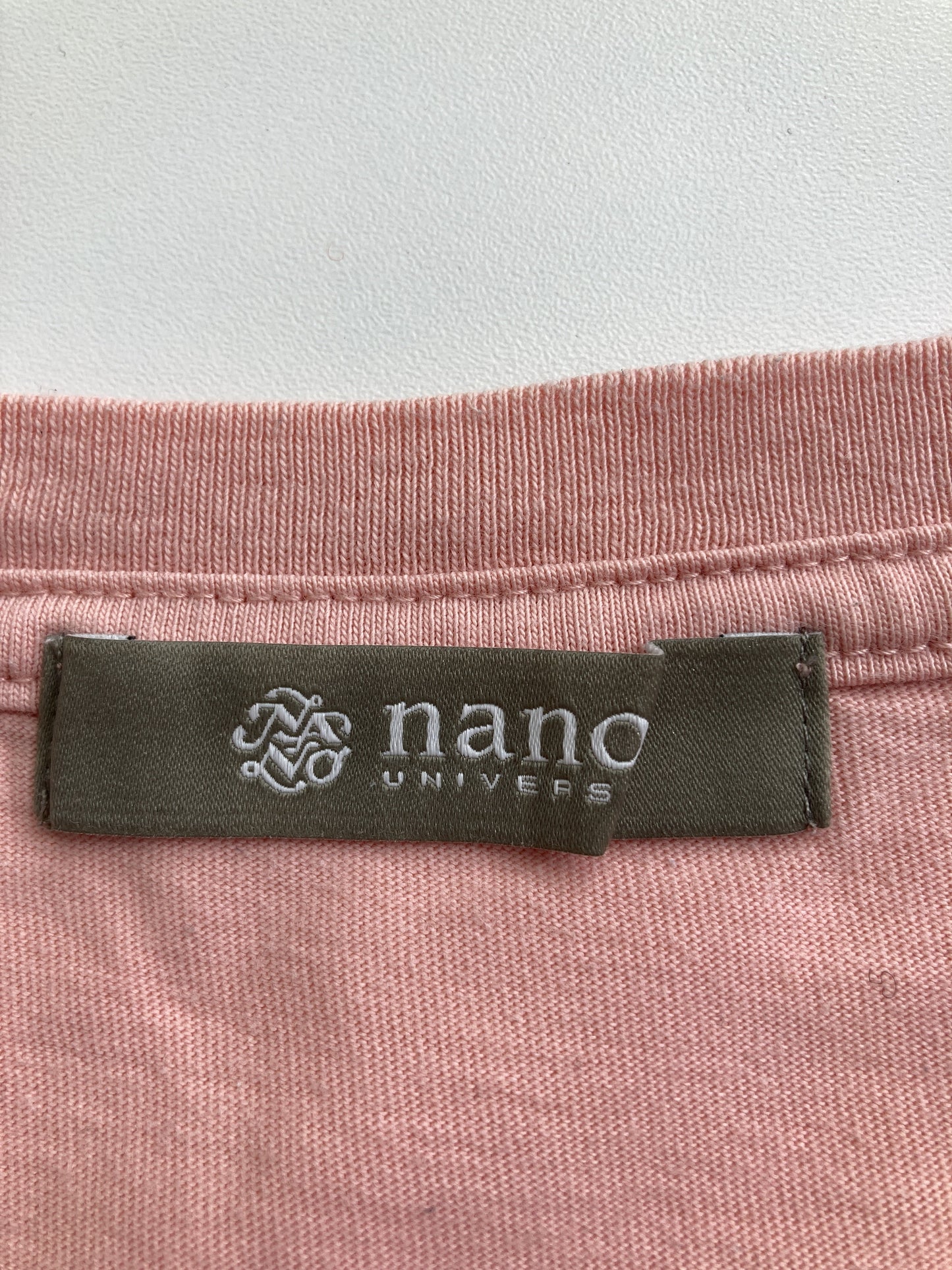 nano UNIVERSE/ナノユニバース/Tシャツ/カットソー/トップス/ピンク/S
