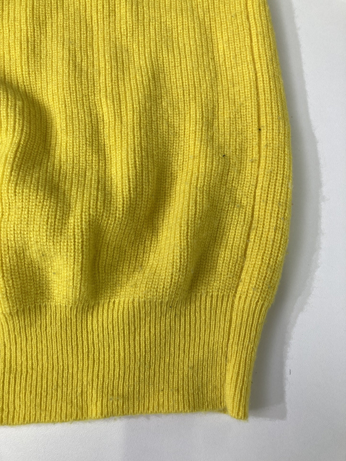 WOOL&CASHMERE/Tシャツ/カットソー/トップス/イエロー