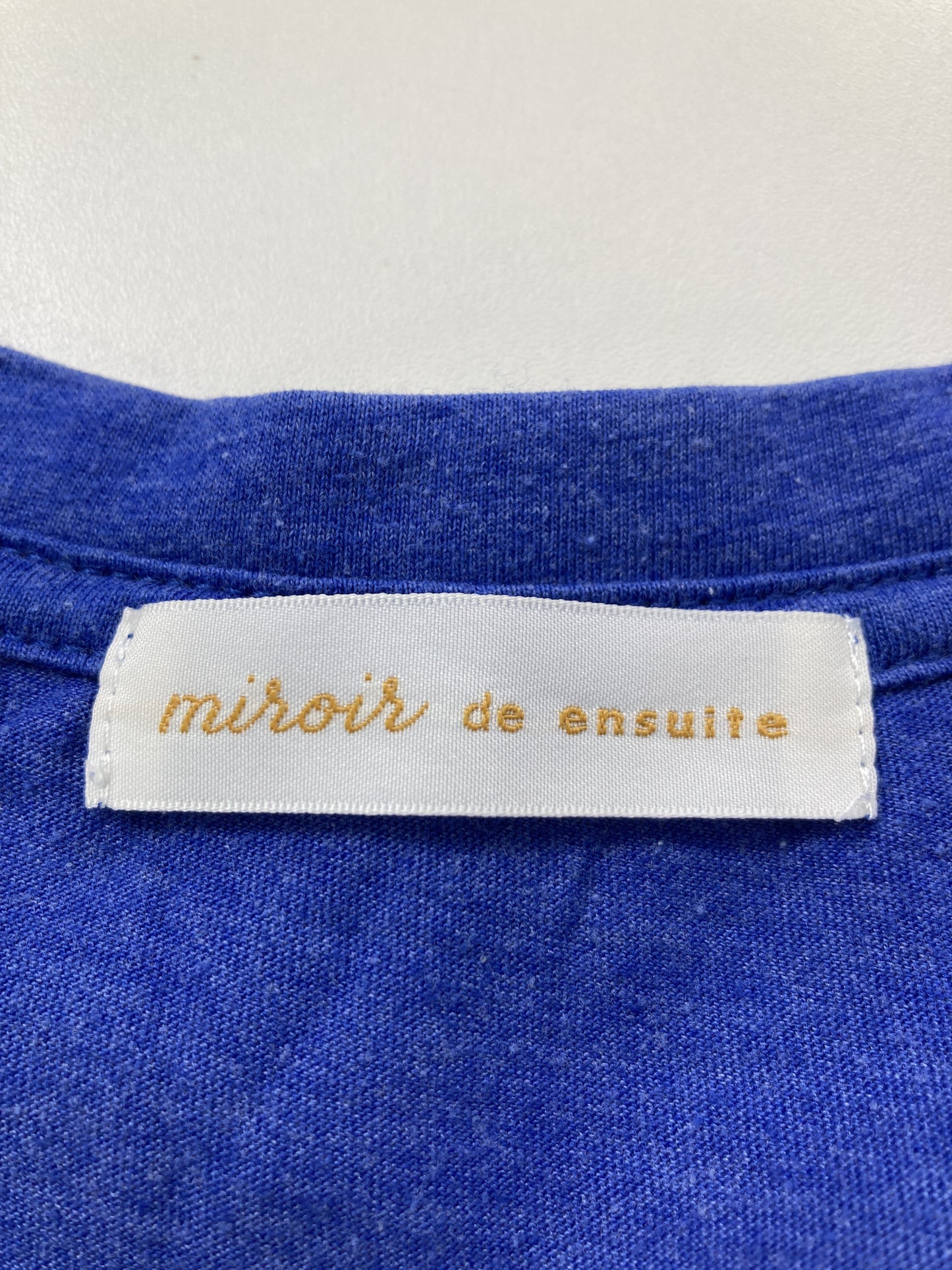 miroir/Tシャツ/カットソー/トップス/ブルー/38