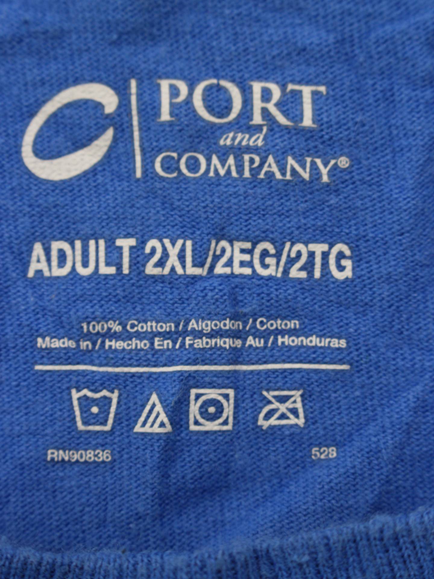 PORT and COMPANY/Tシャツ/カットソー/トップス/ブルー/2XL