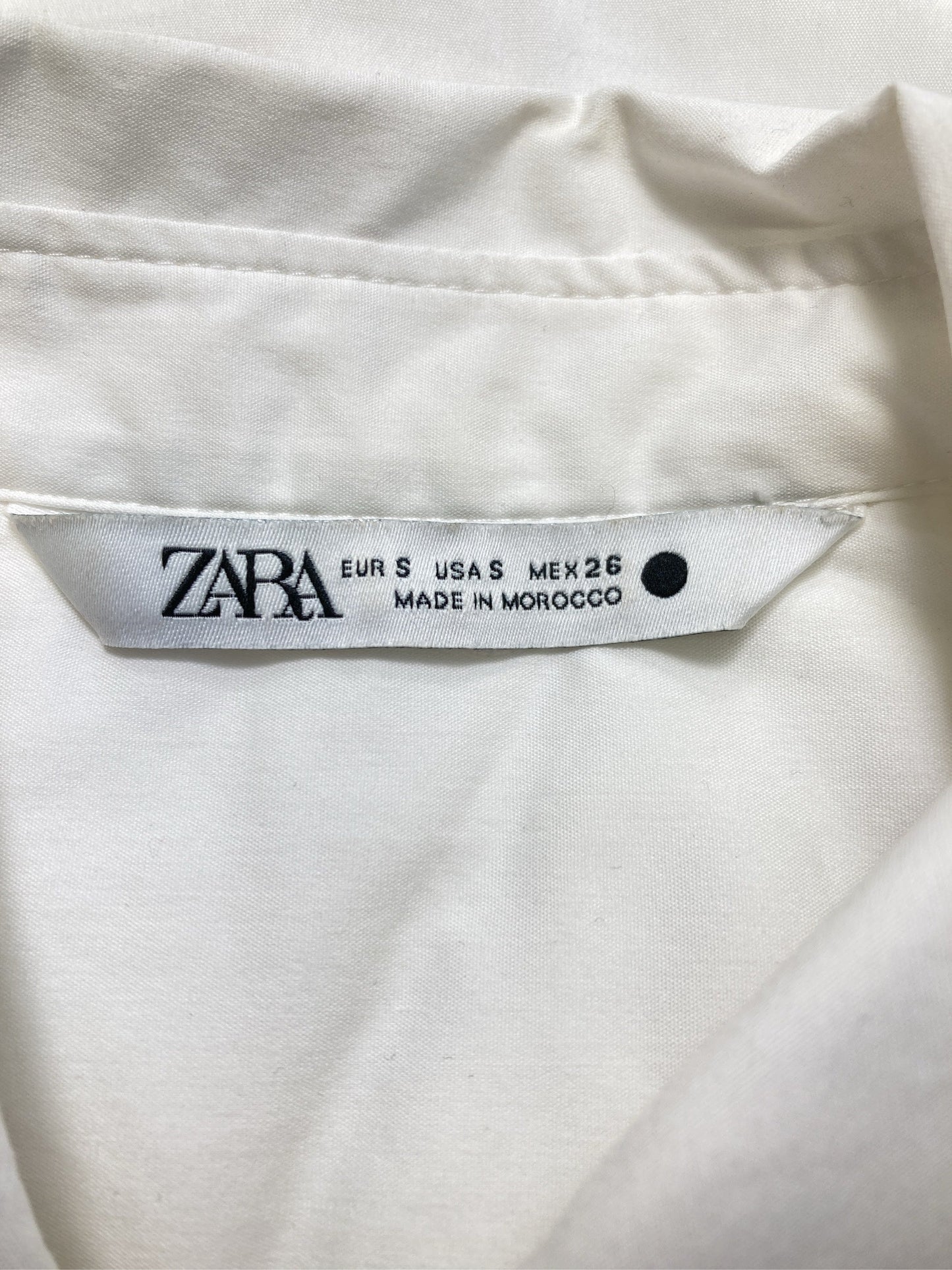 ZARA/ザラ/シャツ/ブラウス/トップス/ホワイト/S