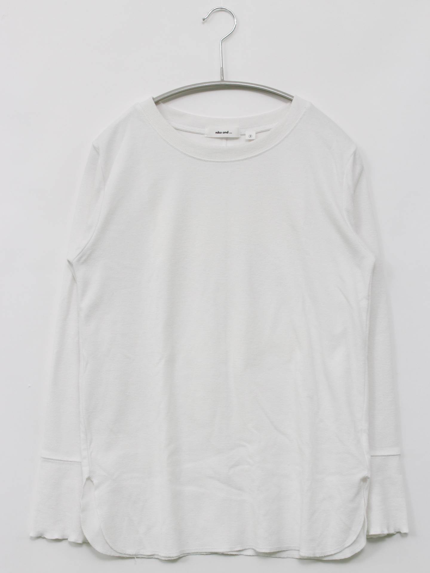 niko and .../ニコアンド/Tシャツ/カットソー/トップス/ホワイト/M