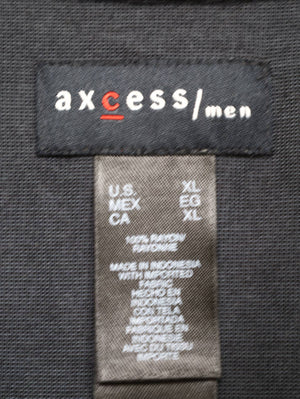 axcess/アクセス/シャツ/ブラウス/トップス/ブラック/XL
