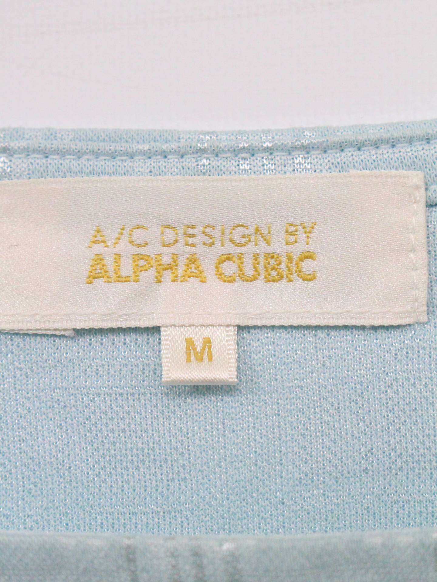ALPHA CUBIC/Tシャツ/カットソー/トップス/スカイブルー/M