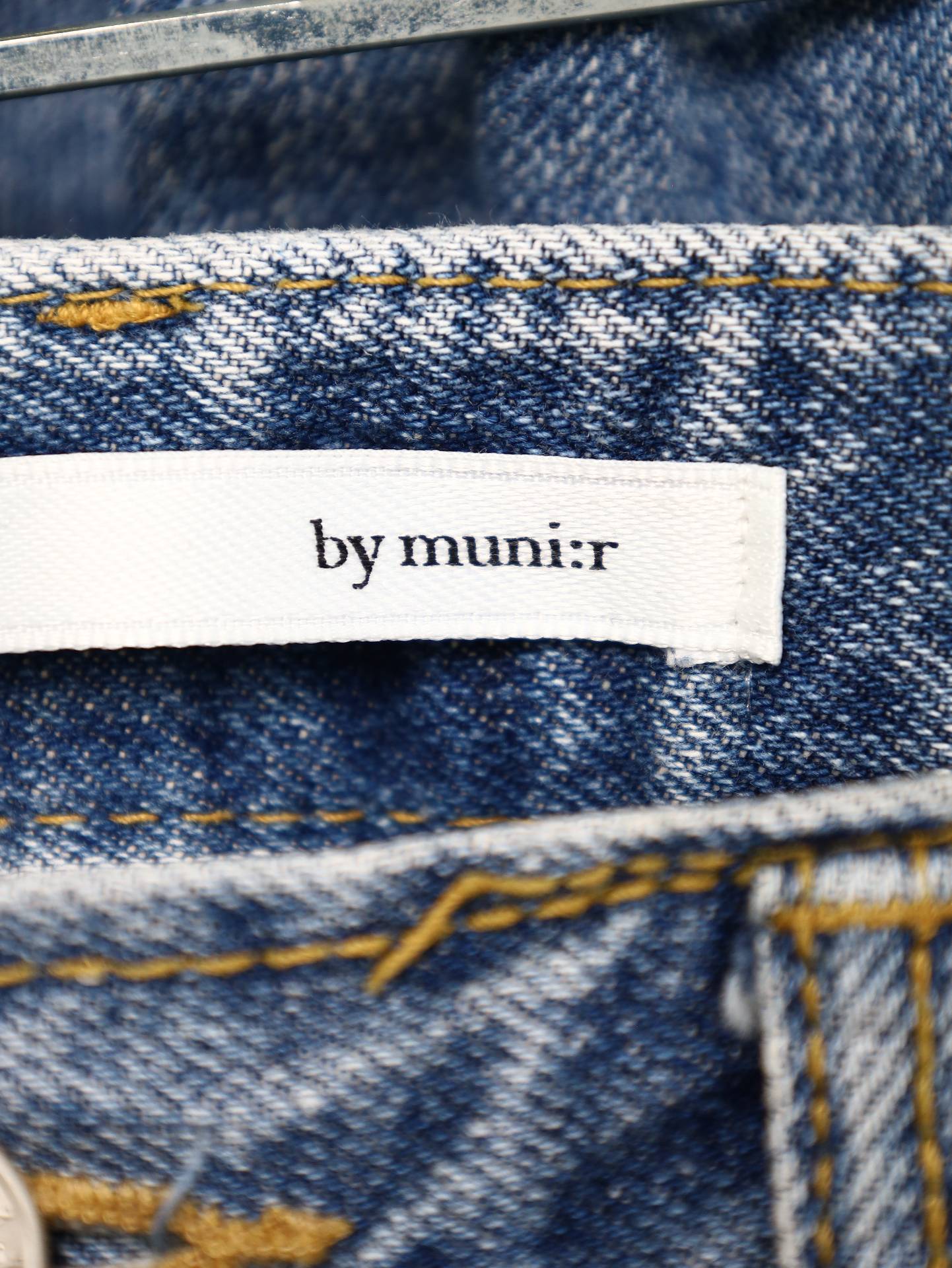 by muni:r/デニムパンツ/パンツ/ブルー/S