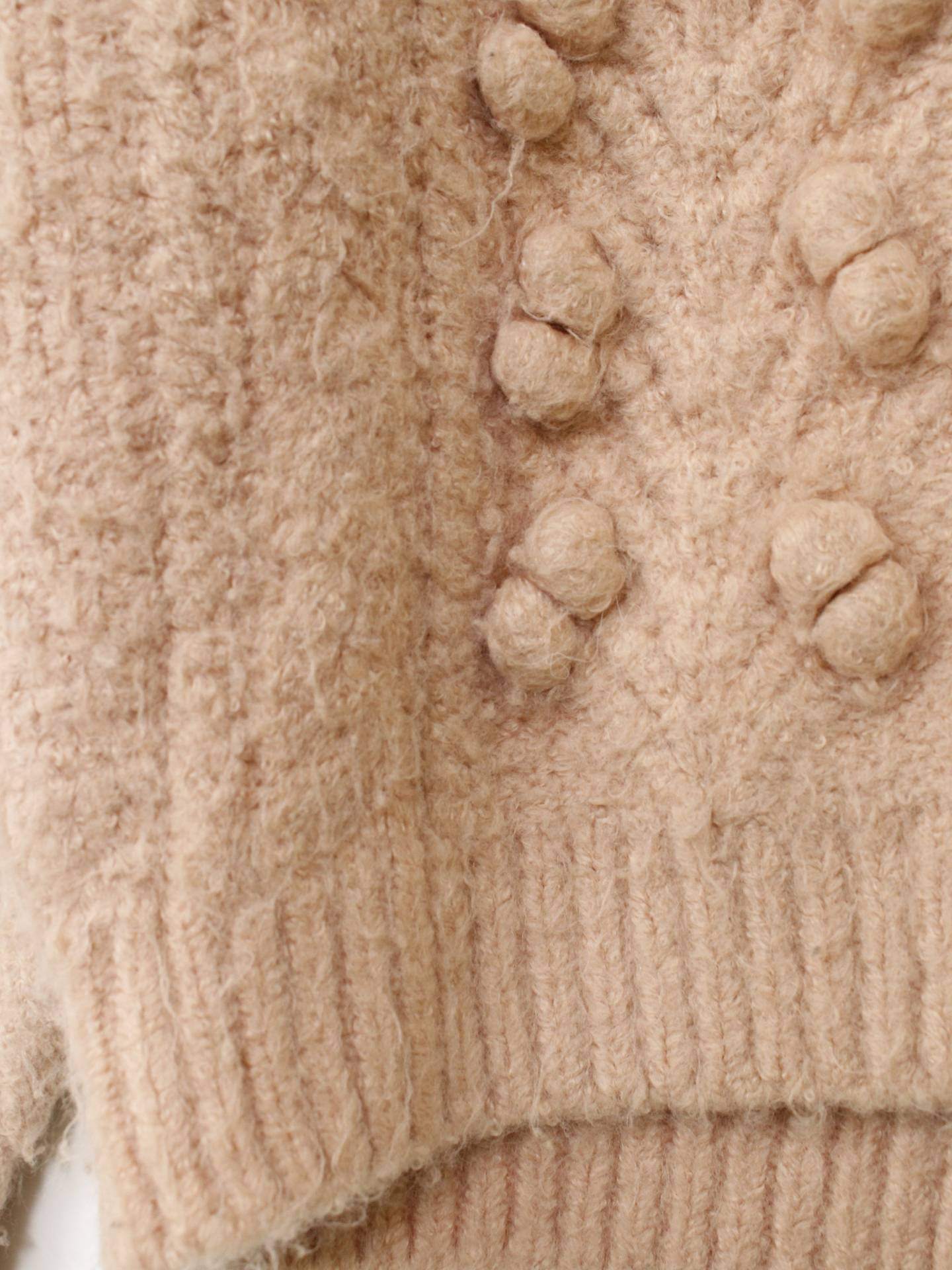 HONEY MI HONEY/ハニーミーハニー/ニット/セーター/トップス/ベージュ/F