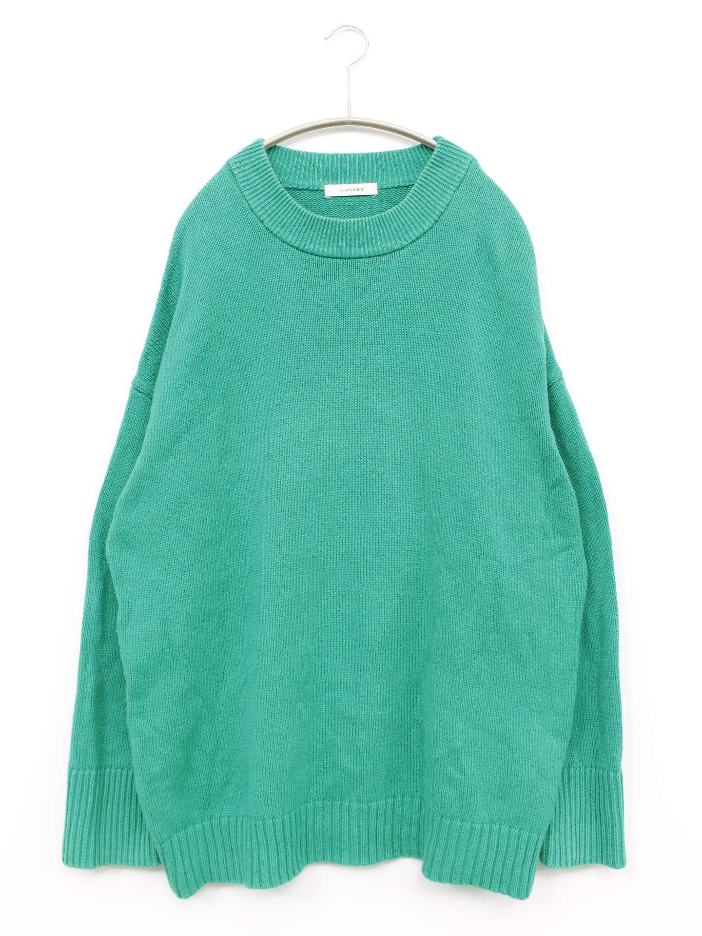 JEANASIS/ジーナシス/ニット/セーター/トップス/グリーン/F