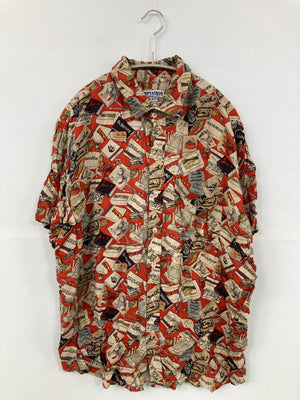 TEMPTATION/テンプテーション/シャツ/ブラウス/トップス/レッド