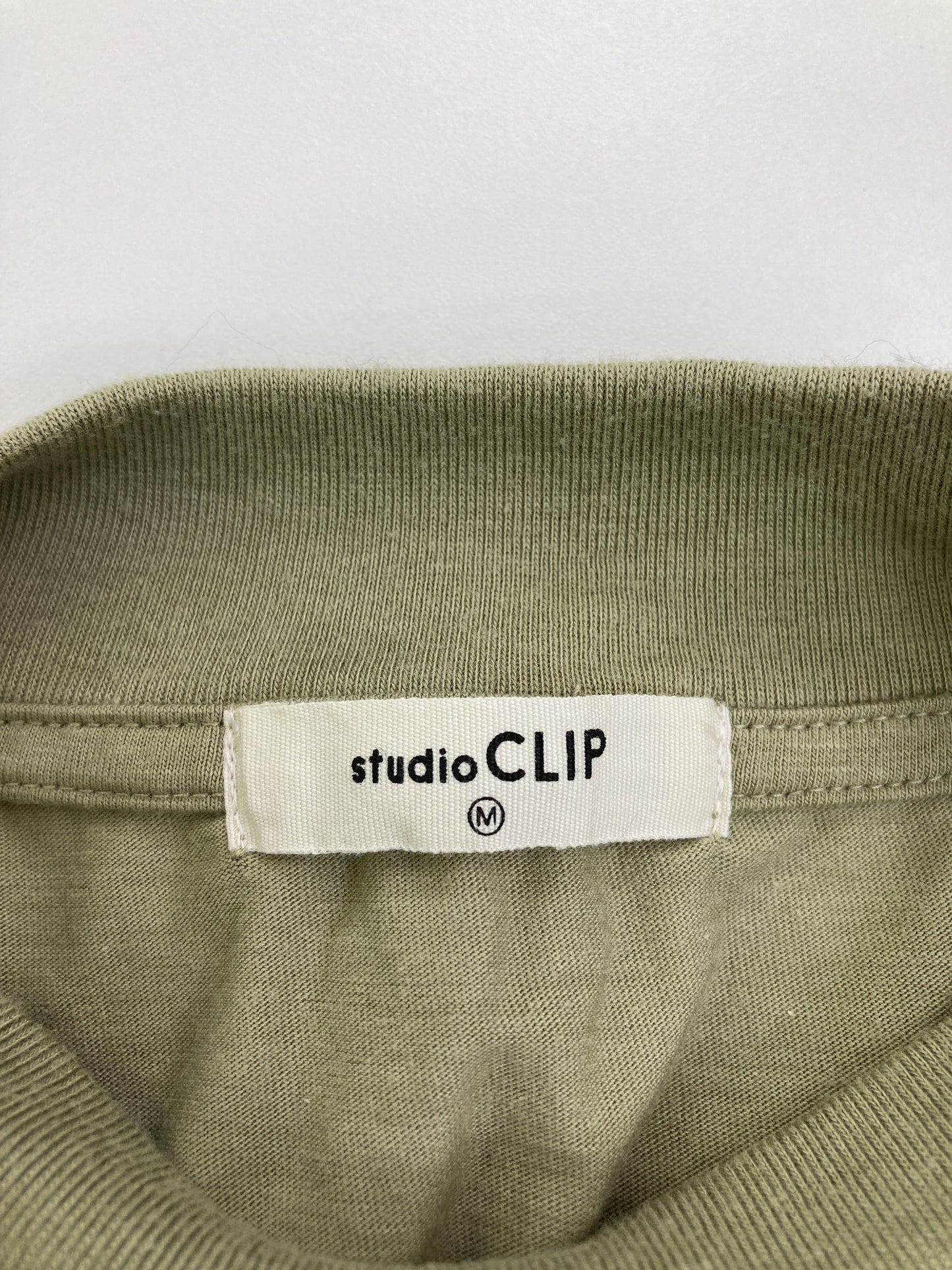 studio CLIP/スタディオクリップ/Tシャツ/カットソー/トップス/ライトグリーン/M