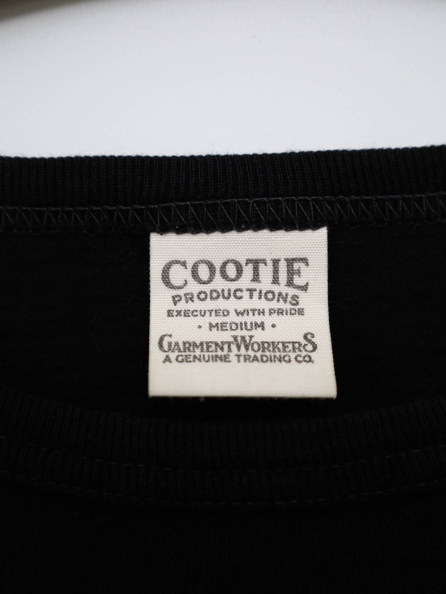 COOTIE PRODUCTIONS/Tシャツ/カットソー/トップス/ブラック/MEDIUM