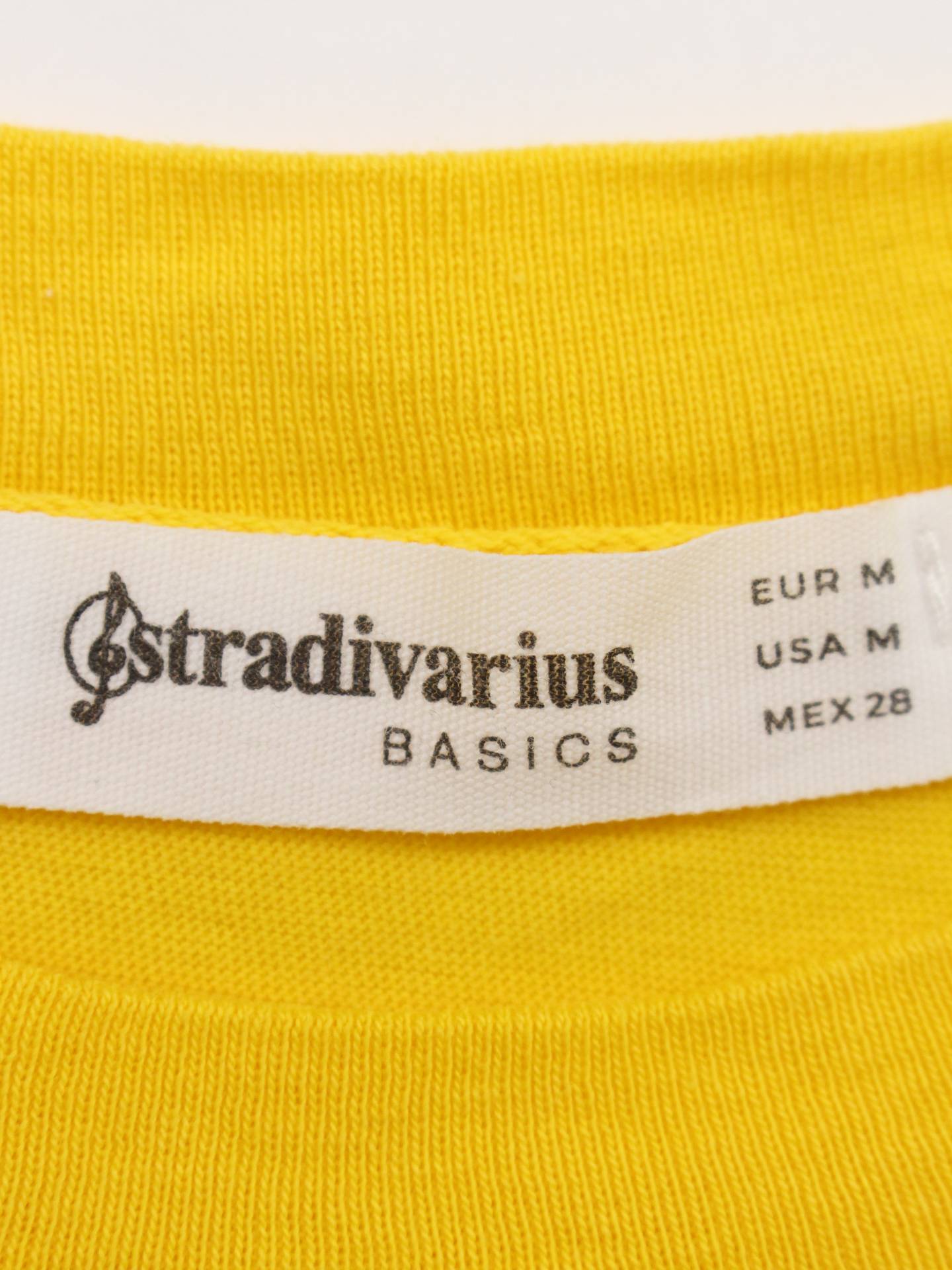 stradivarius/Tシャツ/カットソー/トップス/イエロー/M