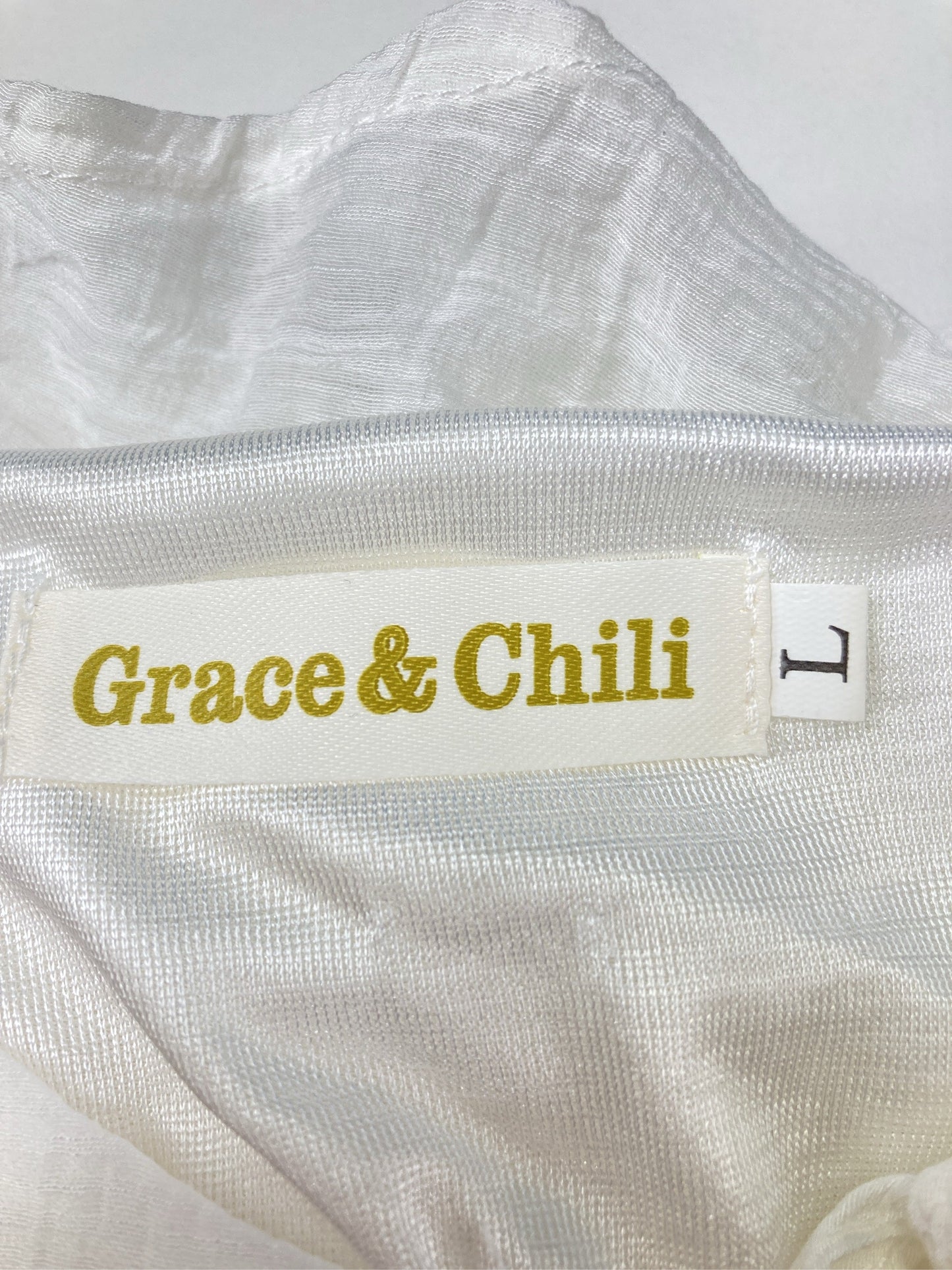 Grace&Chili/グレースアンドチリ/ワンピース/ワンピース/ドレス/ホワイト/L