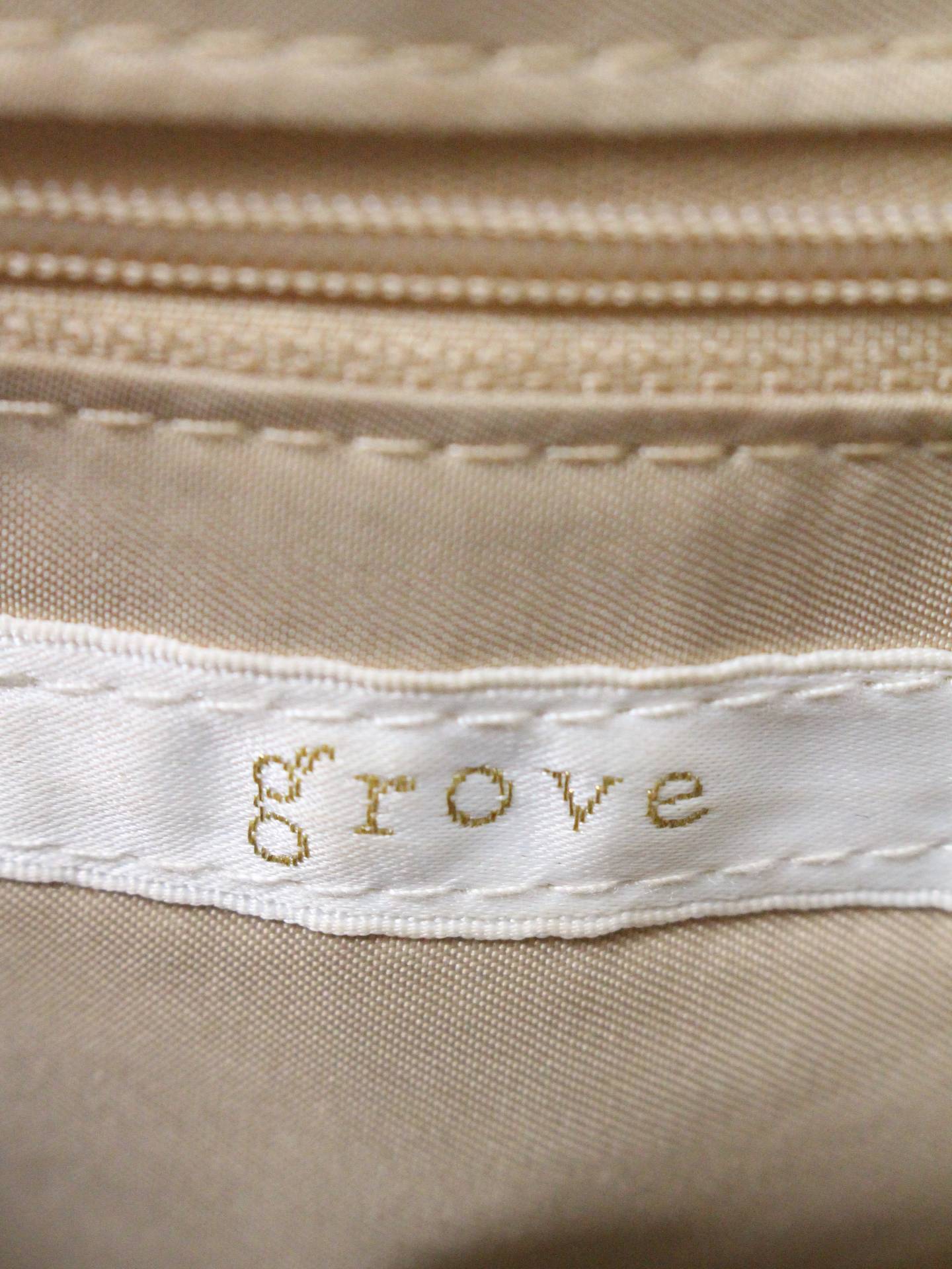 grove/ショルダーバッグ/バッグ/ベージュ