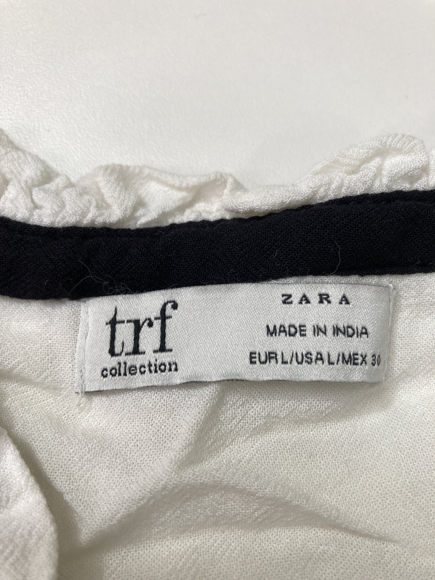 ZARA/ザラ/シャツ/ブラウス/トップス/ホワイト/L