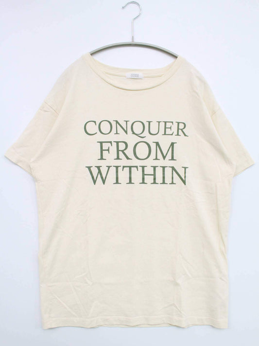 LOWRYS FARM/ローリーズファーム/Tシャツ/カットソー/トップス/アイボリー/F
