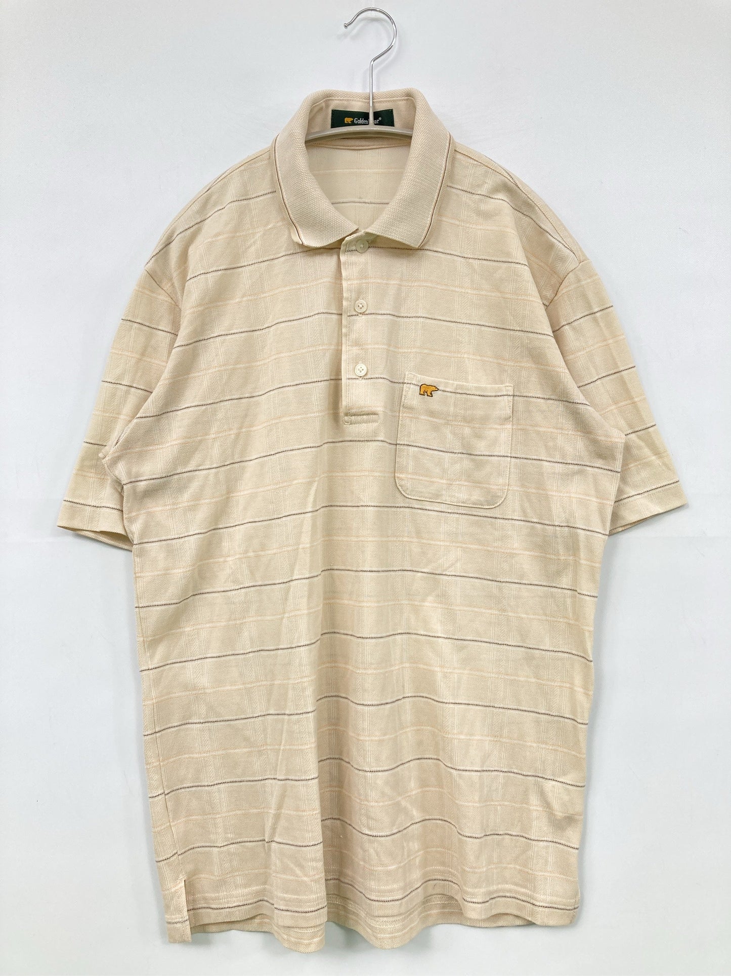 Golden Bear/ゴールデンベア/ポロシャツ/トップス/ベージュ/M