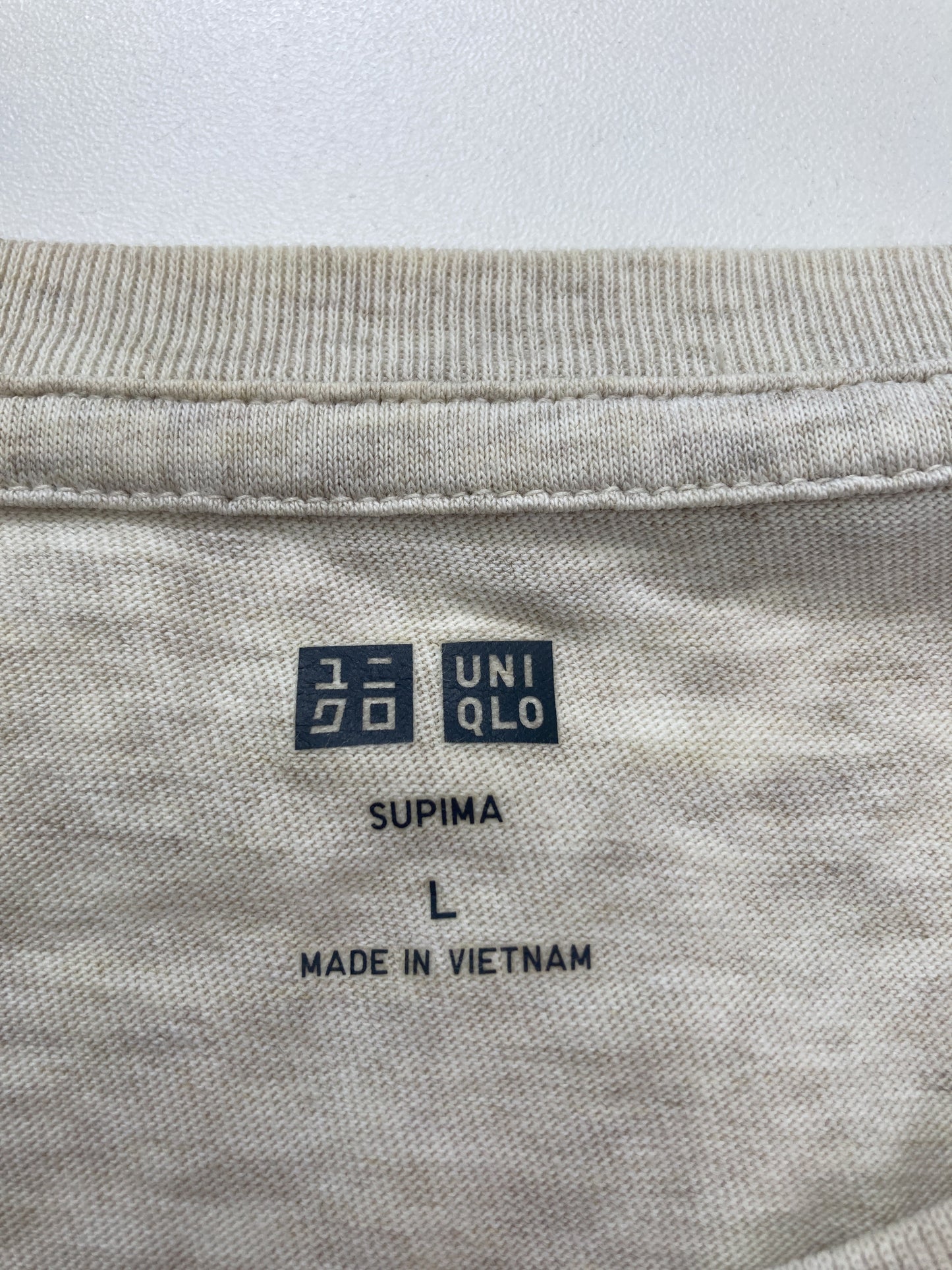 UNIQLO/ユニクロ/Tシャツ/カットソー/トップス/グレー/L