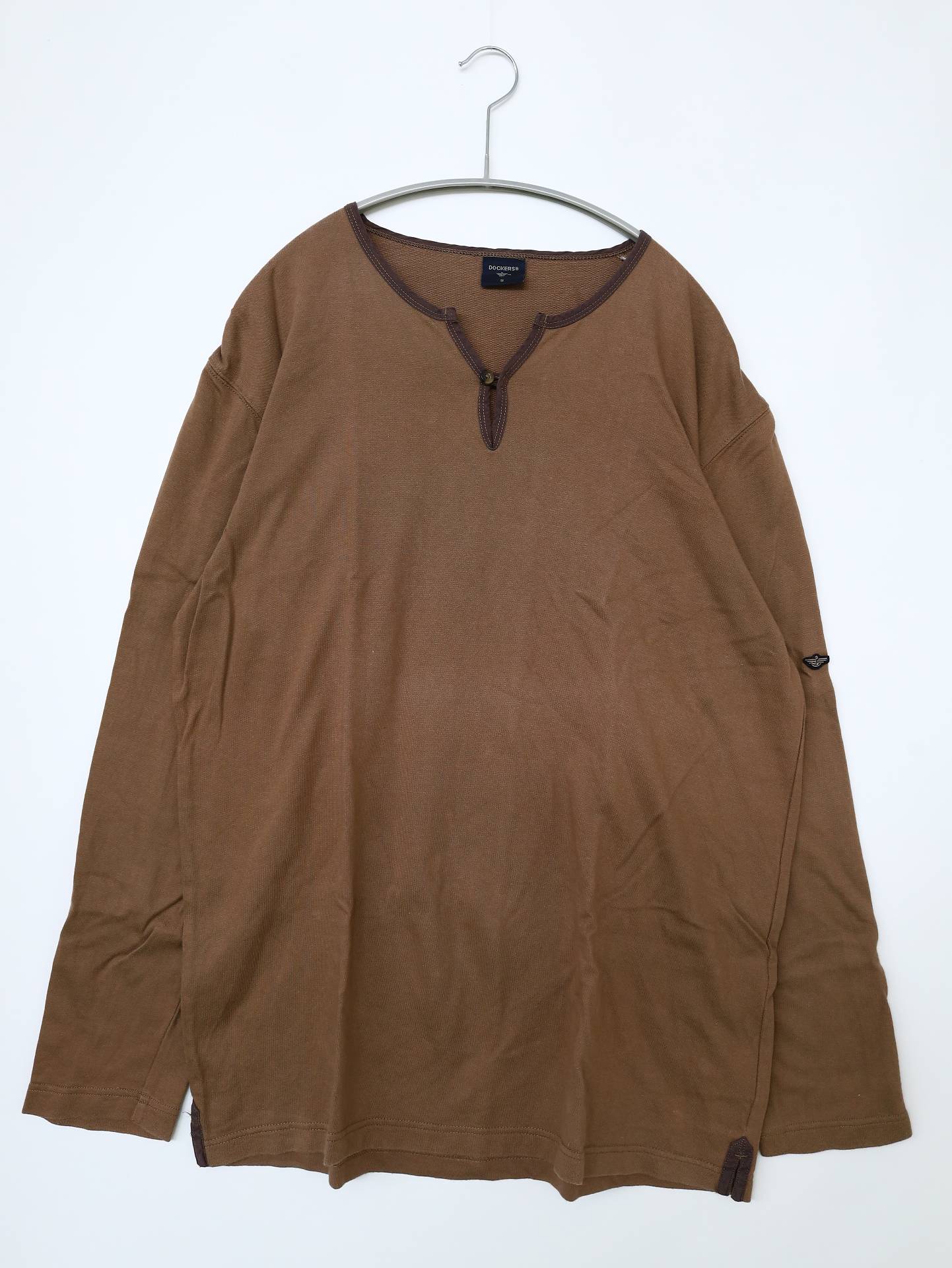 DOCKERS/ドッカーズ/Tシャツ/カットソー/トップス/ブラウン/S