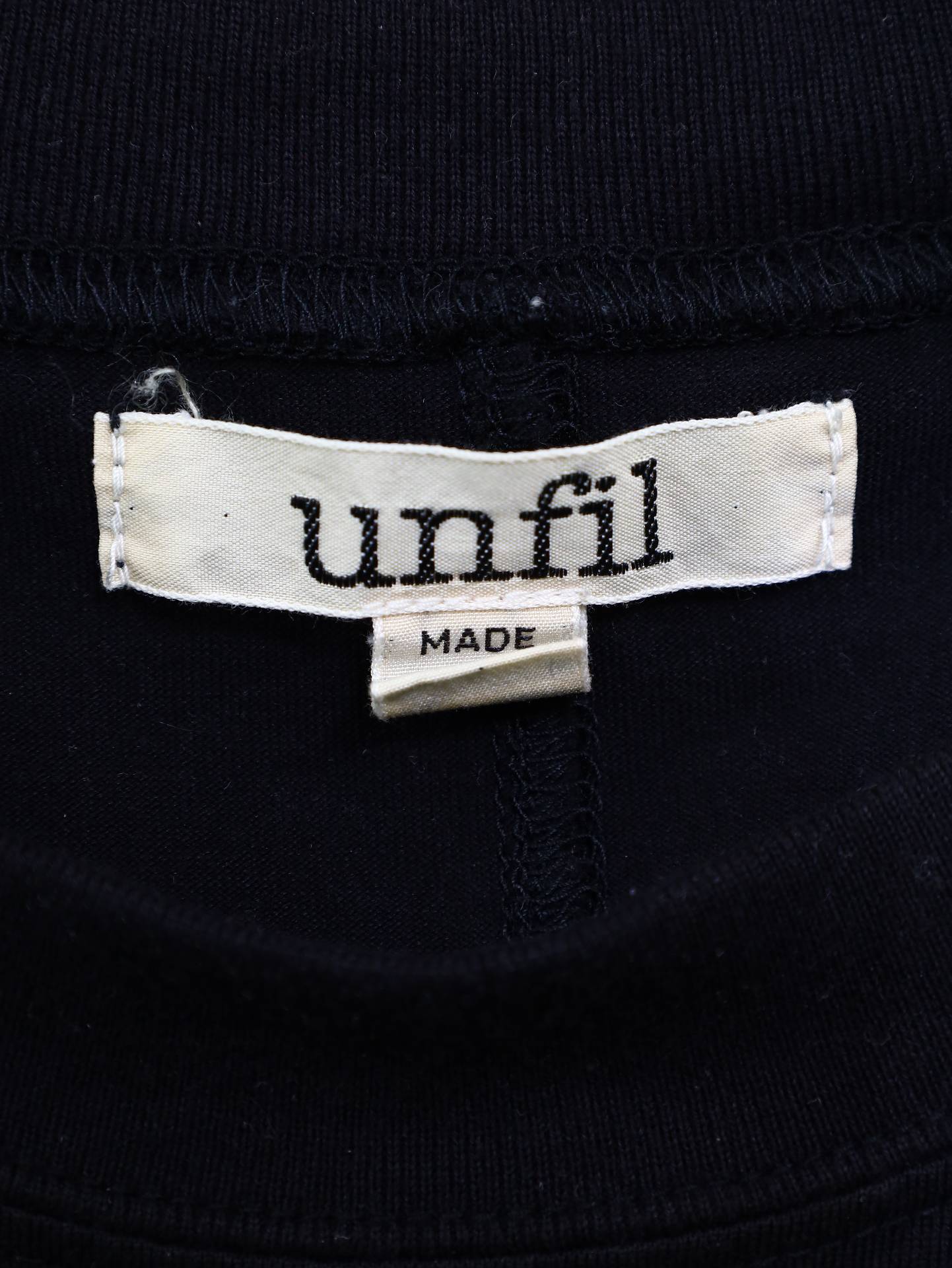 unfil/ノースリーブ/トップス/ブラック