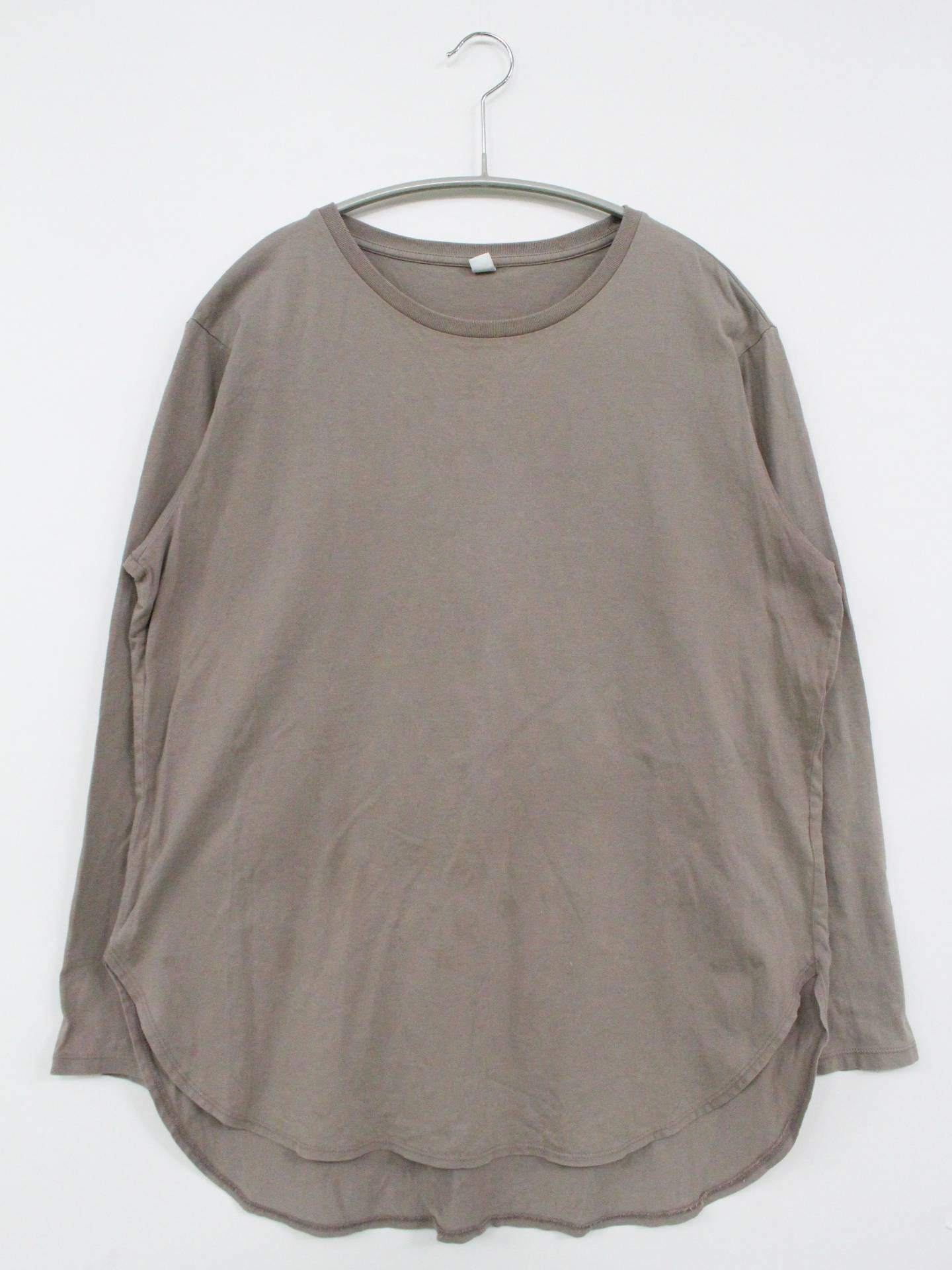 UNIQLO/ユニクロ/Tシャツ/カットソー/トップス/グレー/L