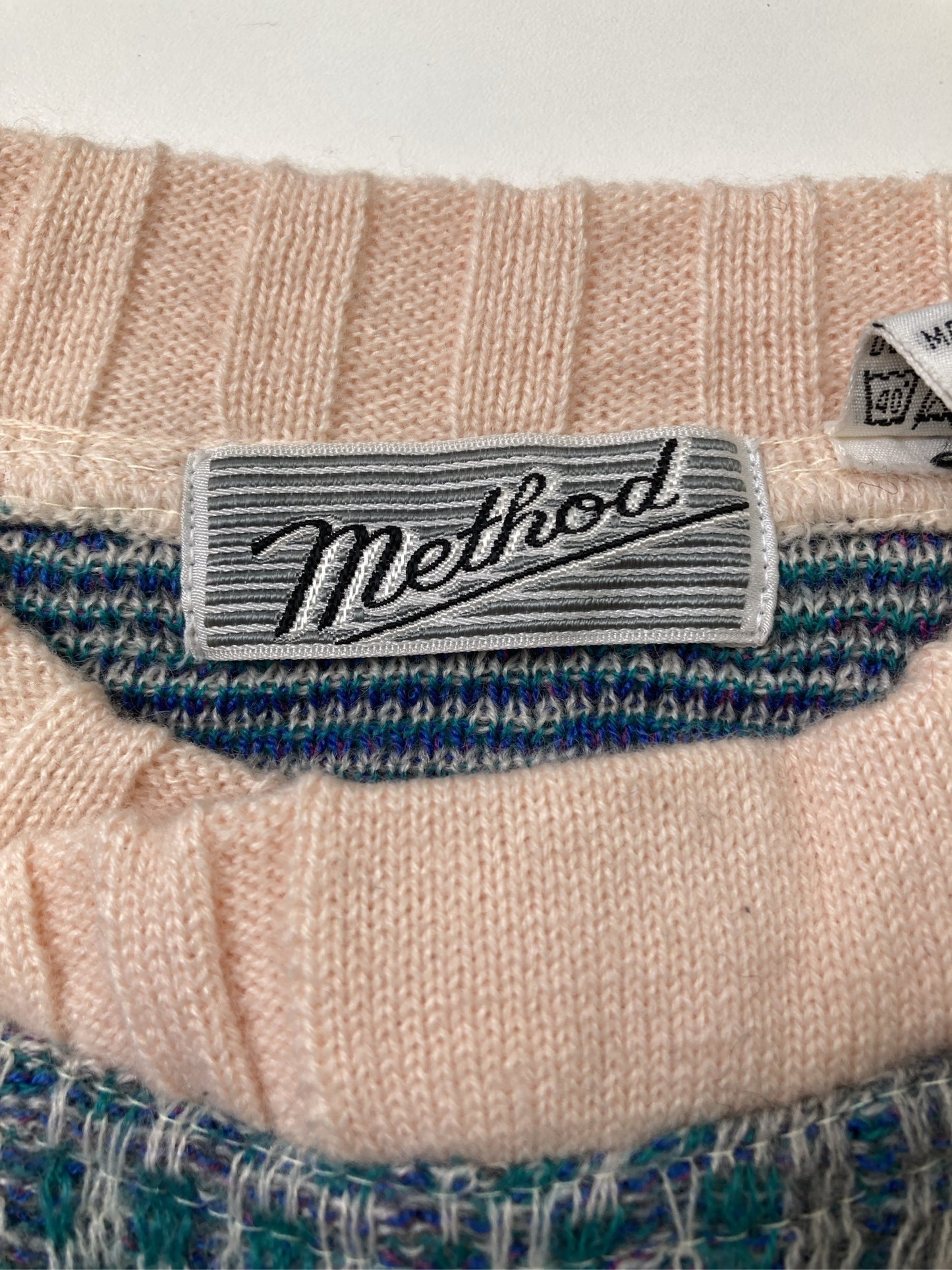 method/ニット/セーター/トップス/ネイビー/L