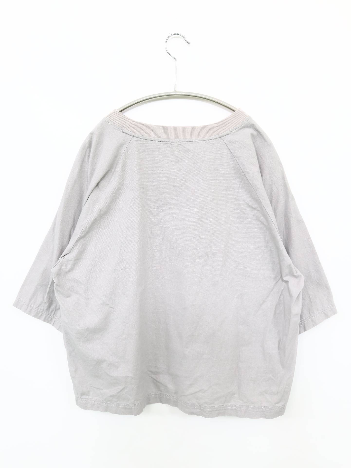 無印良品/Tシャツ/カットソー/トップス/ブルー/M-L