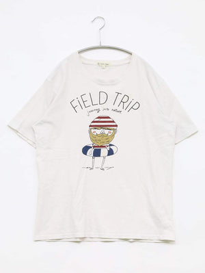 cubic sugar/Tシャツ/カットソー/トップス/ホワイト/L