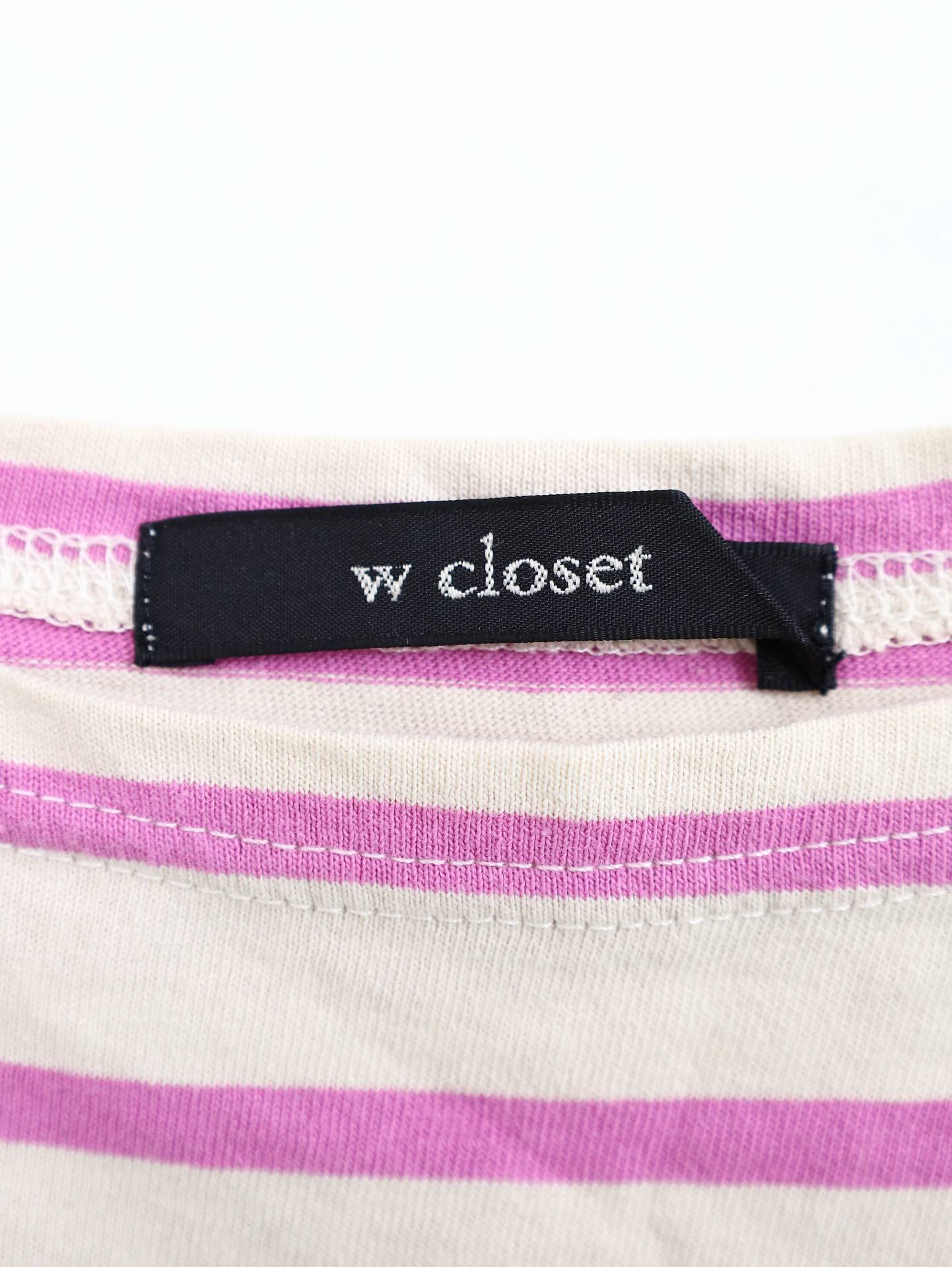 w closet/ダブルクローゼット/Tシャツ/カットソー/トップス/ピンク/F