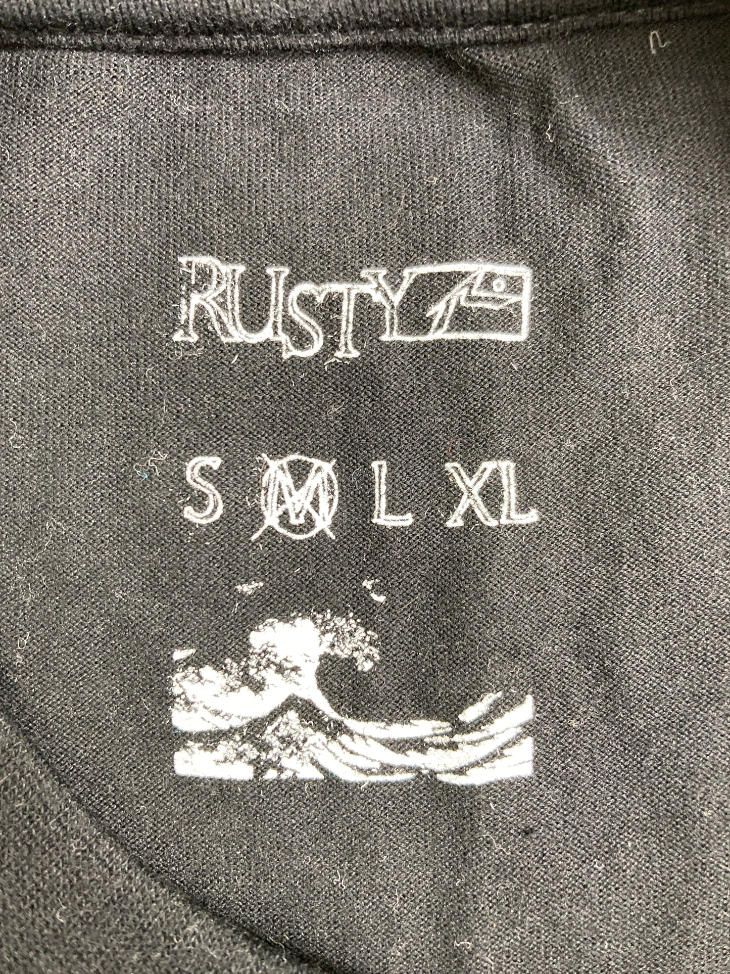 Rusty/Tシャツ/カットソー/トップス/ブラック/M