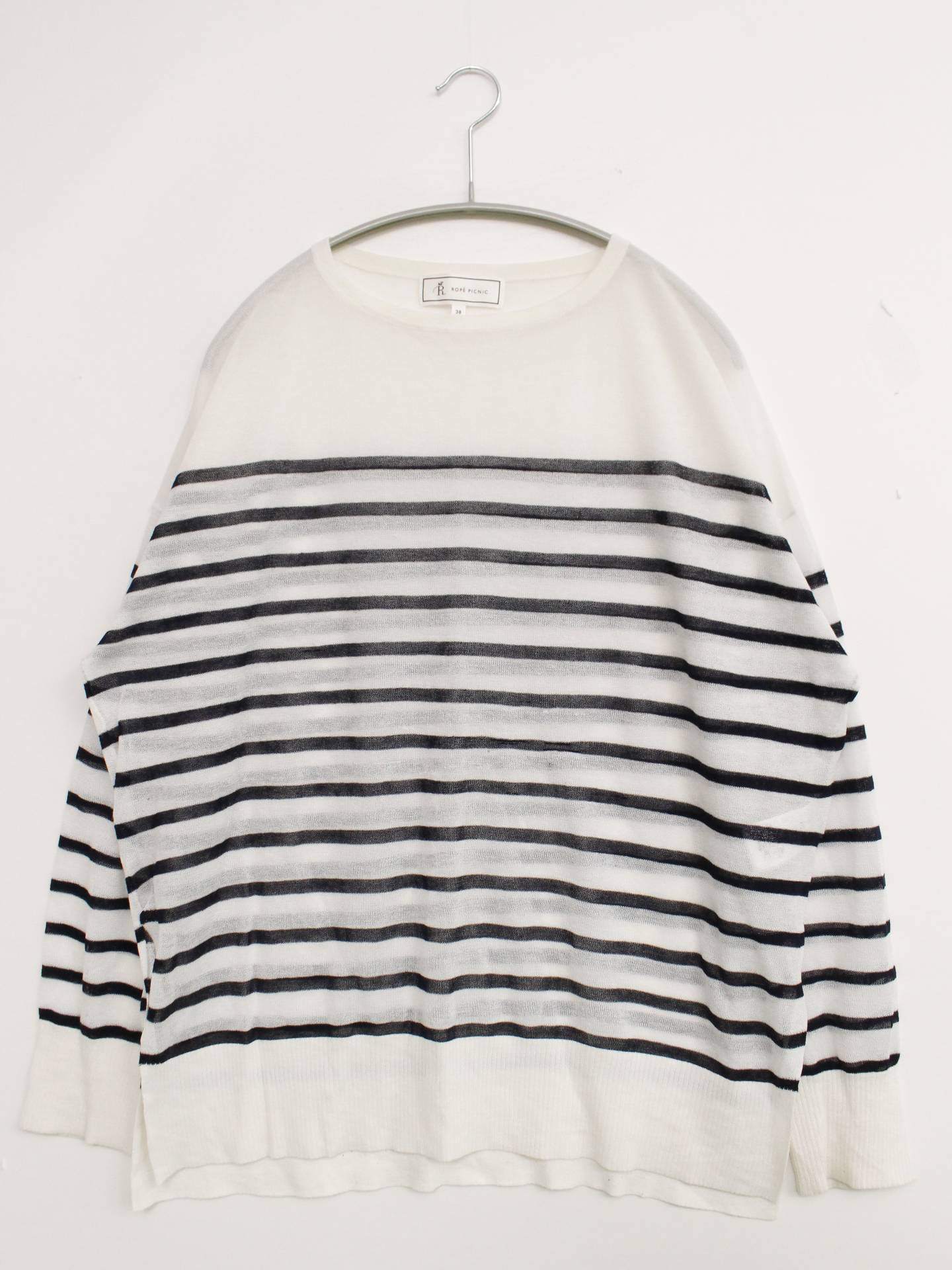 ROPE PICNIC/ロペピクニック/Tシャツ/カットソー/トップス/ホワイト/38